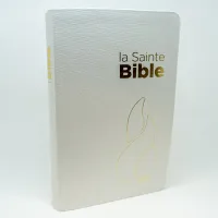 Bible Segond NEG compacte - couverture souple, toile blanche nacrée, tranches or