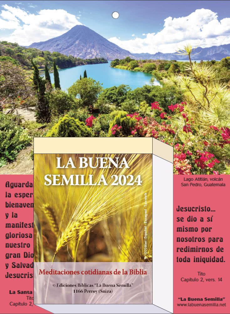 Espagnol, Calendrier La Bonne Semence à effeuiller