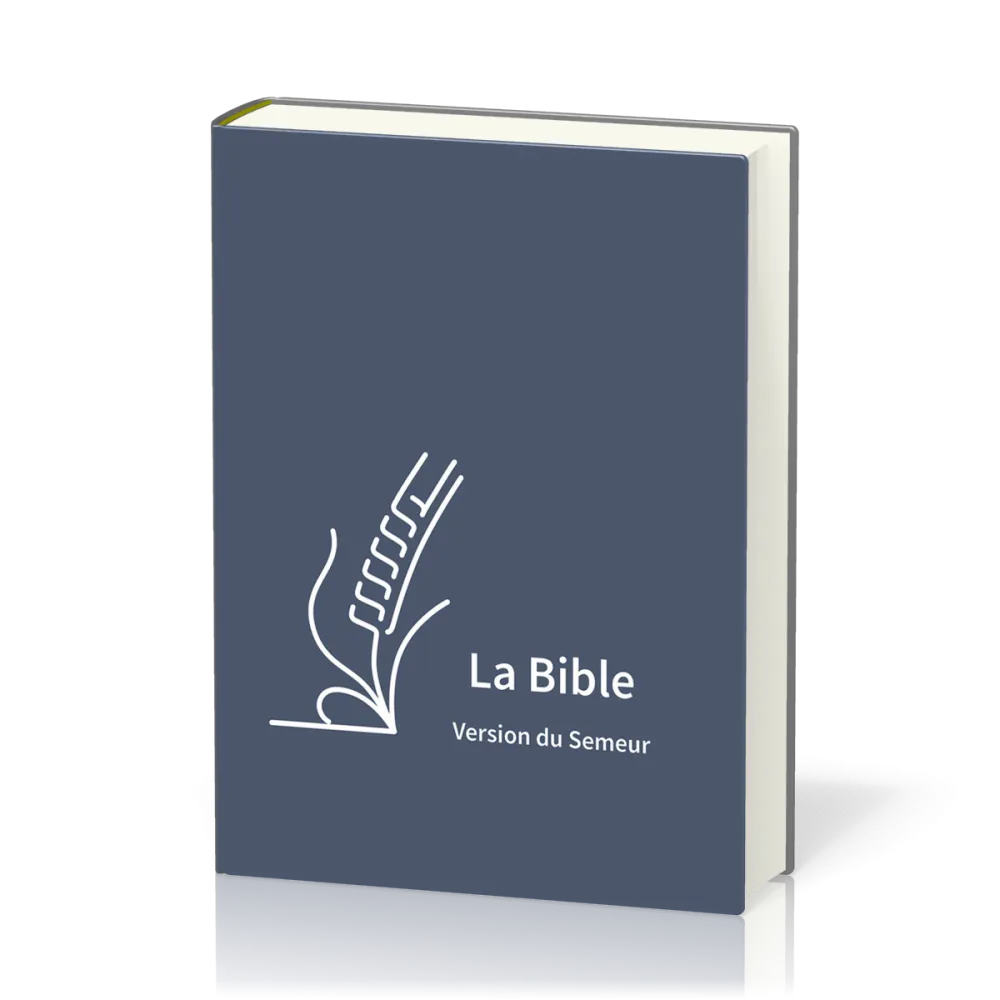 Bible Semeur 2015, compacte, bleue - couverture rigide, renforcée lin