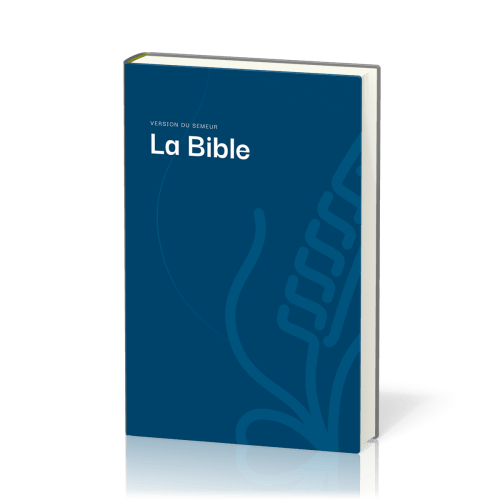 Bible Semeur 2015 compacte, couverture rigide bleue, tranche blanche