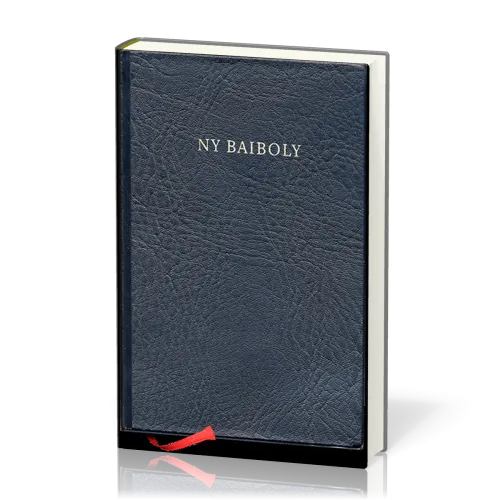 Malgache, Bible - souple, noire