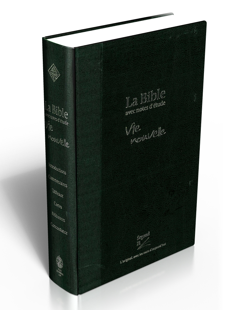 Bible d'étude Vie nouvelle, Segond 21, noire - couverture rigide, toilée