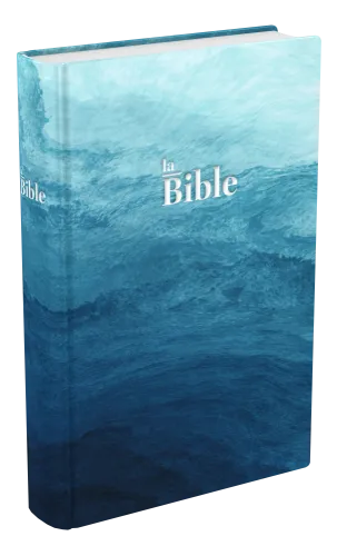 Bible Darby, format compact, bleu quadri - couverture rigide