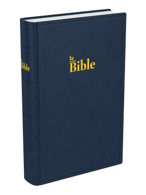 Bible Darby, format compact, bleu - couverture souple