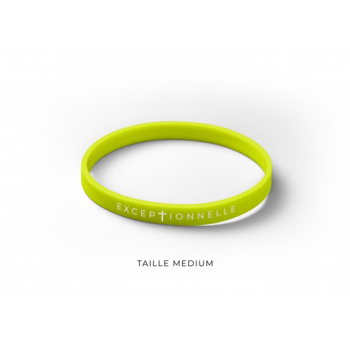 Bracelet "Exceptionnelle" vert - Taille M