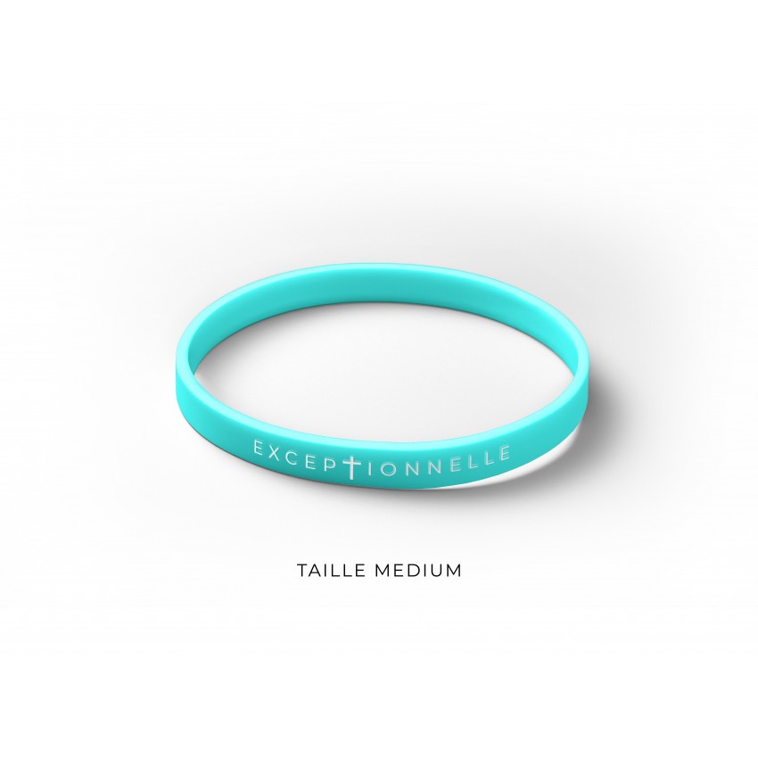 Bracelet "Exceptionnelle" turquoise - Taille M