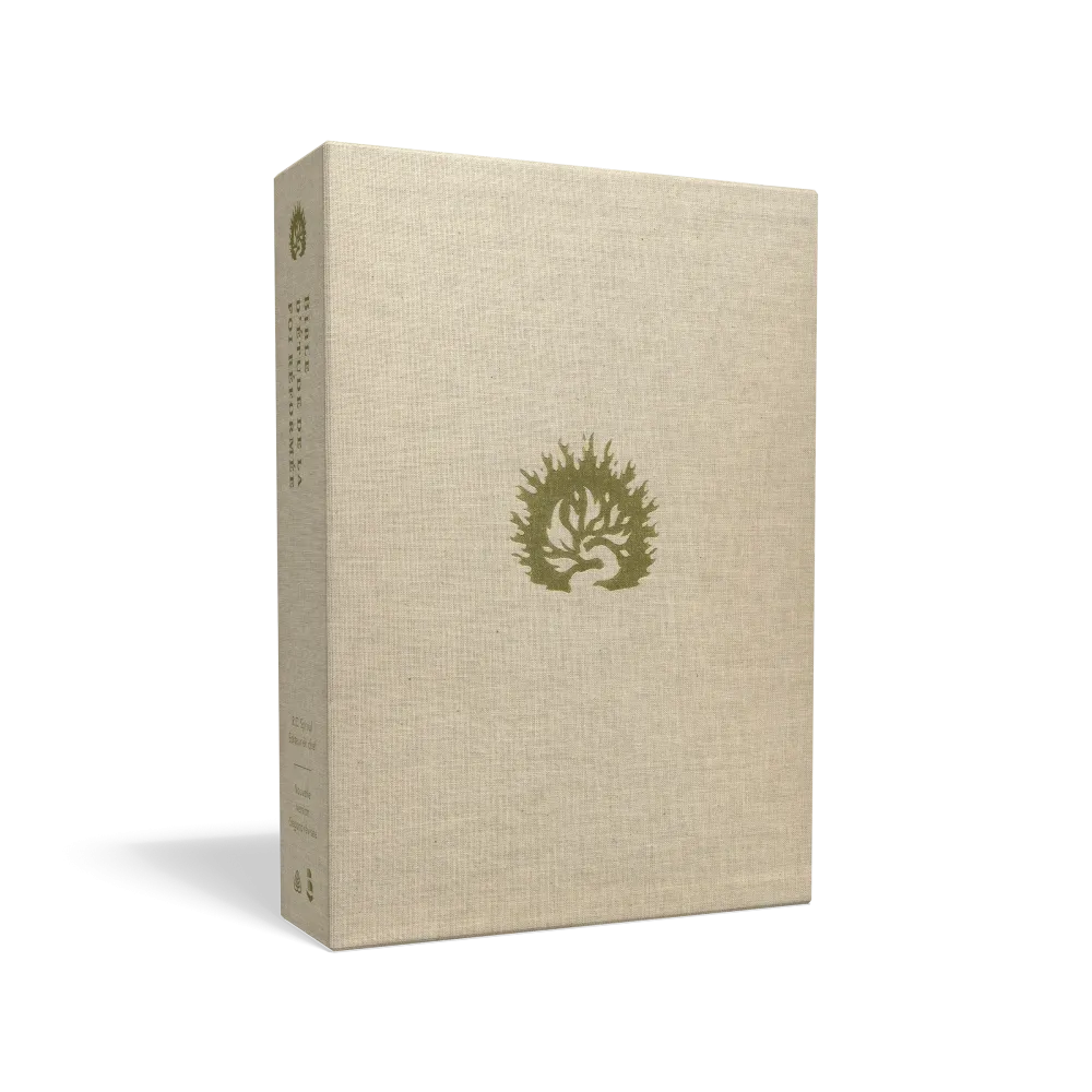 Bible d’étude de la foi réformée - Bleu marine, Similicuir, tranches argentées, un signet