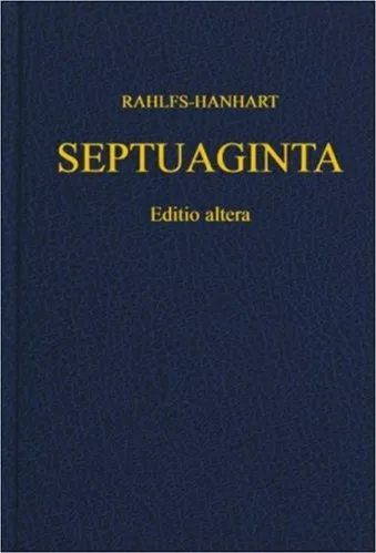 Grec ancien, Septuaginta - [Septante, texte grec de l'Ancien Testament]