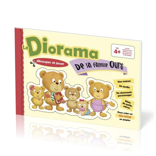 Diorama de la famille ours (Le) - Paper toys