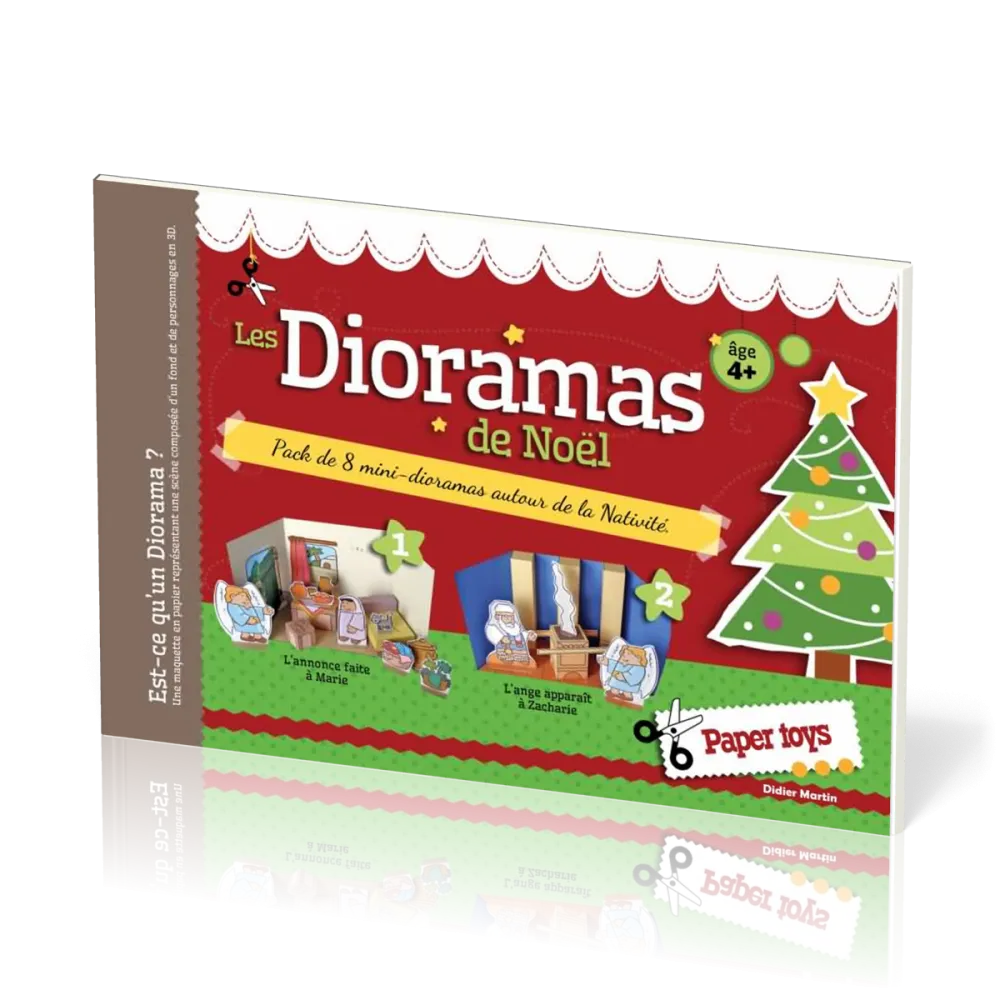 Dioramas de Noël (Les) - Pack de 8 mini-dioramas autour de la nativité.
