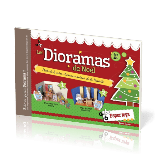 Dioramas de Noël (Les) - Pack de 8 mini-dioramas autour de la nativité.
