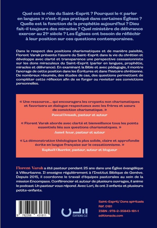 Saint-Esprit et dons spirituels - Les enjeux actuels