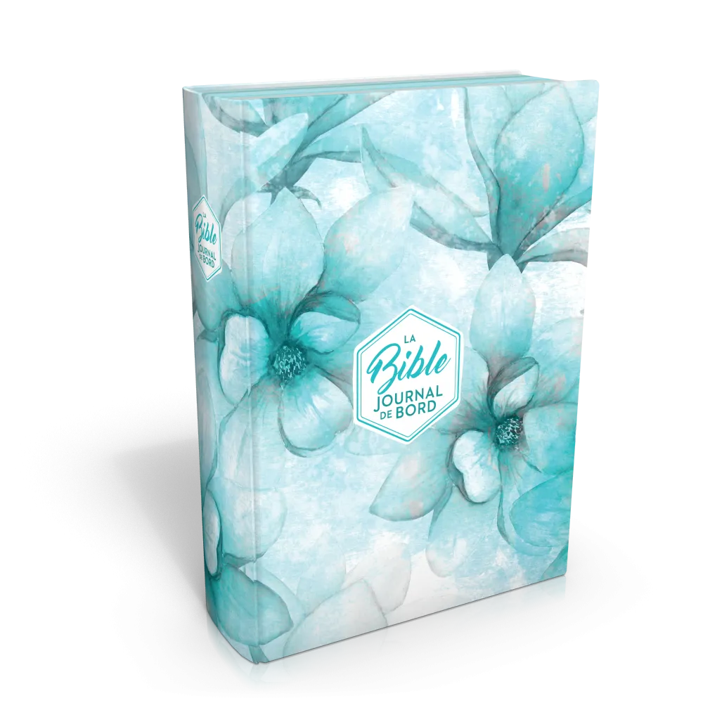 Bible Segond 21 Journal de bord - couverture rigide, toile imprimée motifs, jaspage