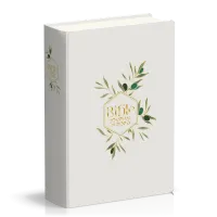 Bible Segond 21 Journal de bord -  couverture souple, toile blanche avec motifs dorés