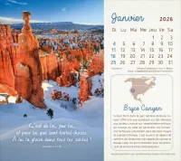 Création - Calendrier de table