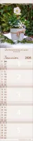 Pour nous (Fleurs) - Calendrier cartes postales, vertical