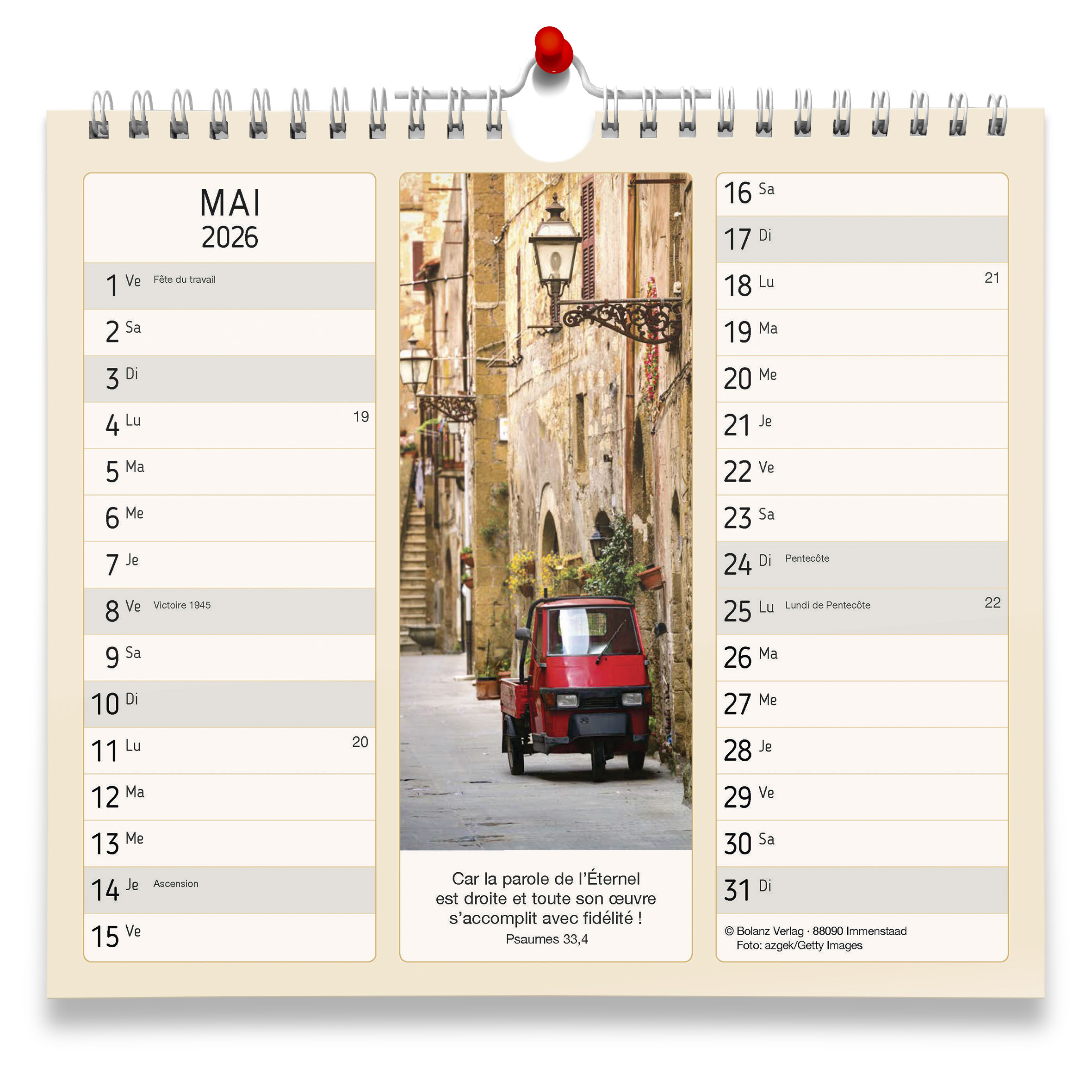 Partage - calendrier à suspendre