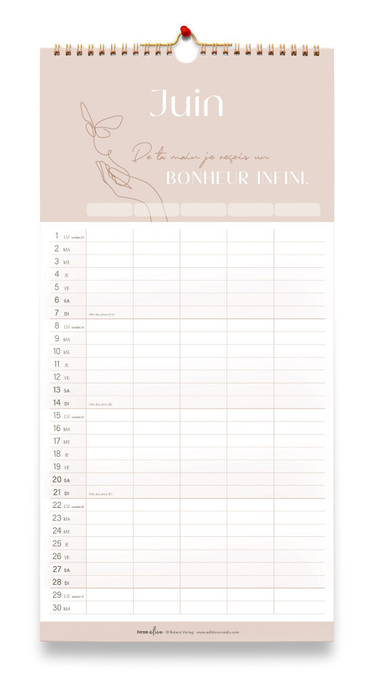 Calendrier familial