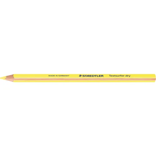 Crayon surligneur Staedtler à cire jaune - pour bible