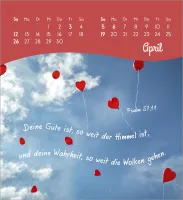 Von Herzen ein glückliches Jahr - Tischkalender