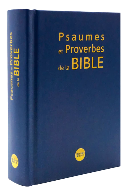 Psaumes et proverbes de la Bible, Parole de Vie - petit format, relié, bleu
