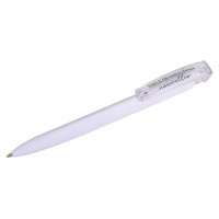 Stylo à bille lilas "Voici je fais toutes choses nouvelles"