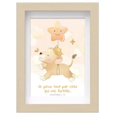 Mon cadre inspiration enfant - Lionceau