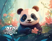 Trésor d'enfance - Calendrier éphéméride, mural à effeuiller