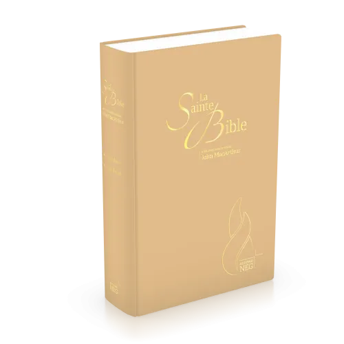 Bible d'étude Segond NEG MacArthur - couverture semi-rigide, toile beige