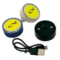 Mini-lampe Ichthus blanche