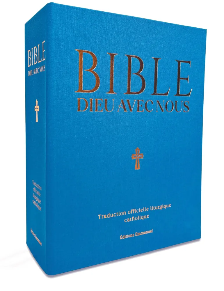 Bible Dieu avec nous, TOL - avec marges pour notes personnelles, rigide, bleue