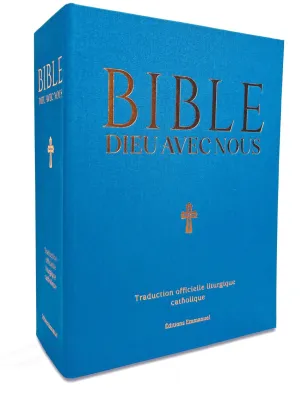 Bible Dieu avec nous, TOL - avec marges pour notes personnelles, rigide, bleue