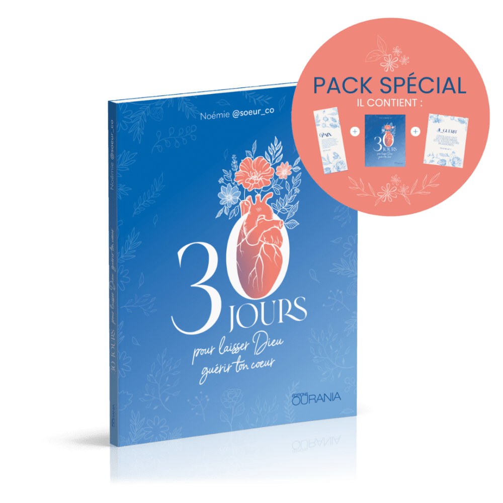 30 jours pour laisser Dieu guérir ton coeur - Pack - avec marque-page et poster 30 jours pour laisser Dieu guérir ton coeur - Pack - avec marque-page et poster