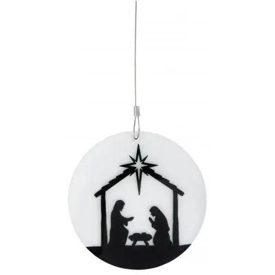 Suspension décorative Crèche en acrylique