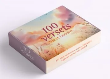 Coffret de 100 mini-cartes versets "Vie et Lumière"