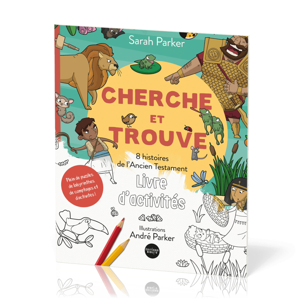 Cherche et trouve, livre d’activités - 8 histoires de l’Ancien Testament