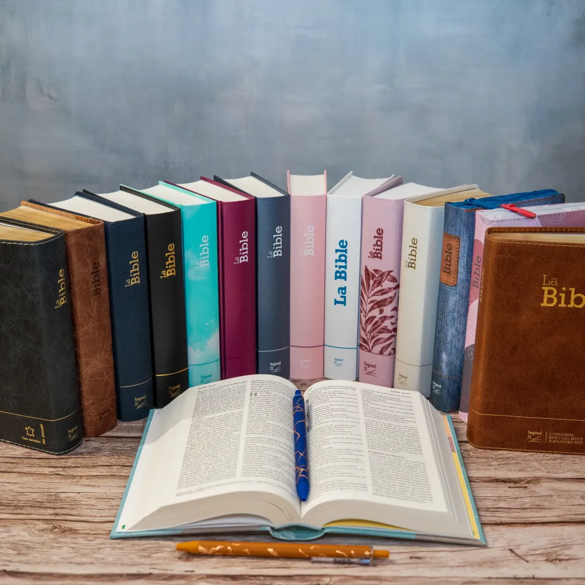 Bible Segond 21 compacte (Premium Style) - couverture souple, cuir anthracite, avec tranches dorées