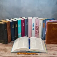 Bible Segond 21 compacte (Premium Style) - couverture souple toile bleu marine-anthracite