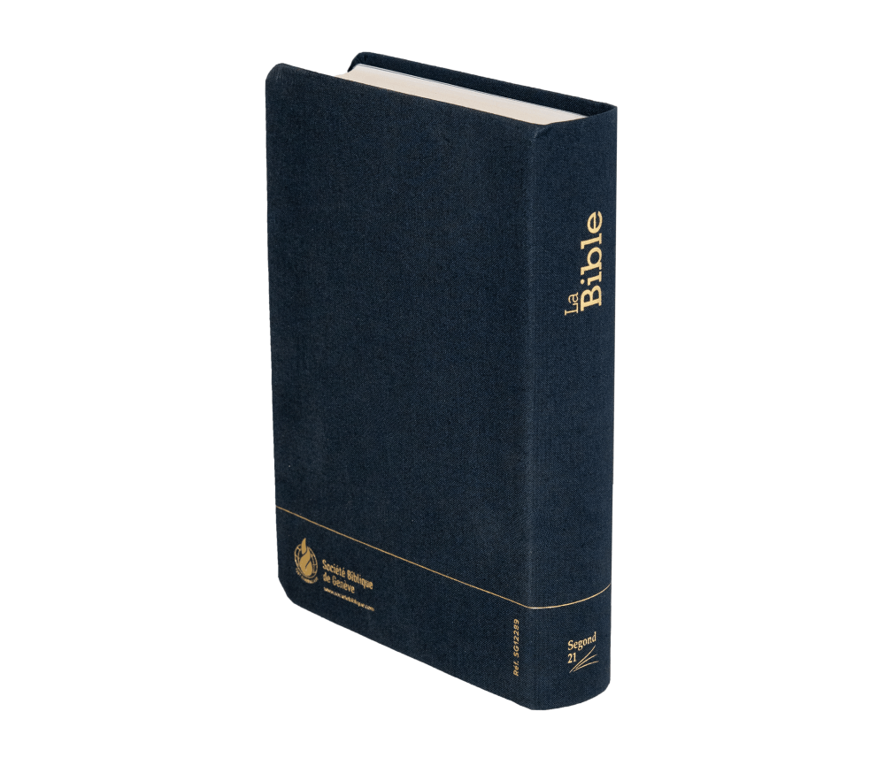 Bible Segond 21 compacte (Premium Style) - couverture souple toile bleu marine