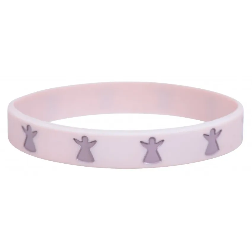 Bracelet en silicone « Ange »