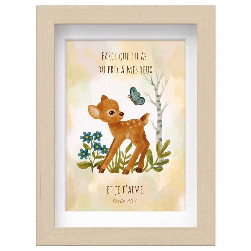 Mon cadre inspiration - Tu as du prix à mes yeux…