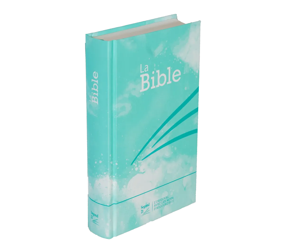Bible Segond 21 compacte - couverture rigide motif bleu turquoise