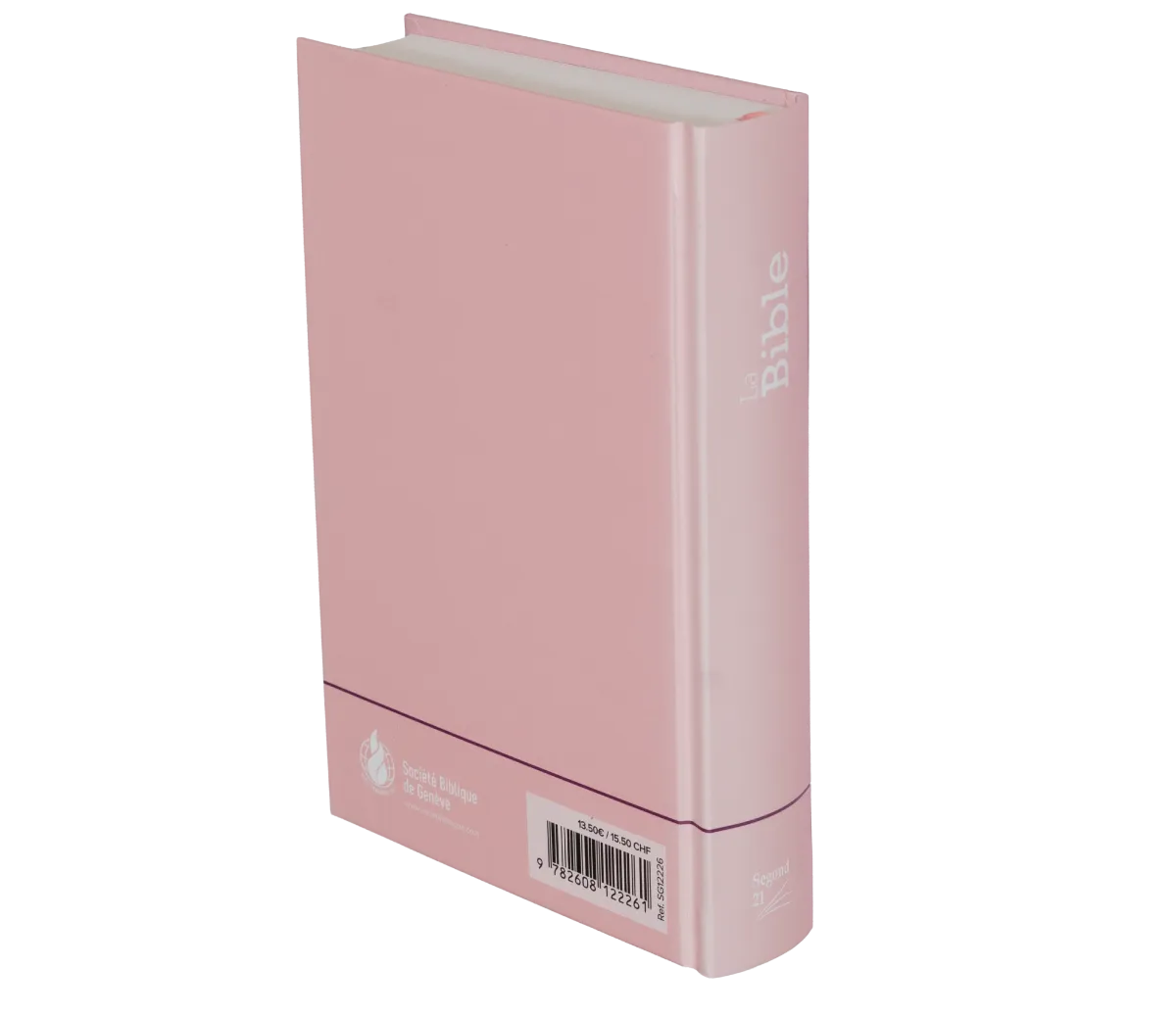 Bible Segond 21 compacte - Couverture rigide rose guimauve