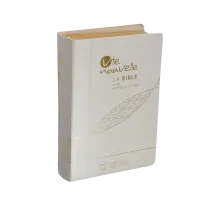 Bible d'étude Vie nouvelle, Segond 21, blanche - Couverture souple, toile, tranches or