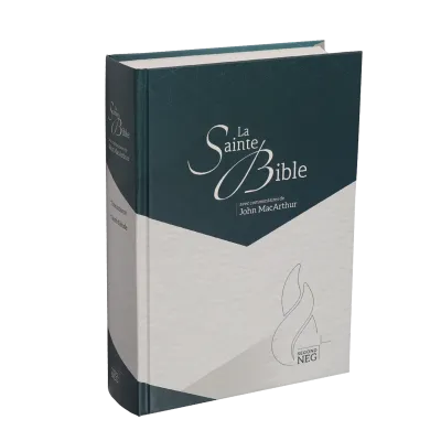 Bible d'étude Segond NEG MacArthur - Couverture rigide bicolore