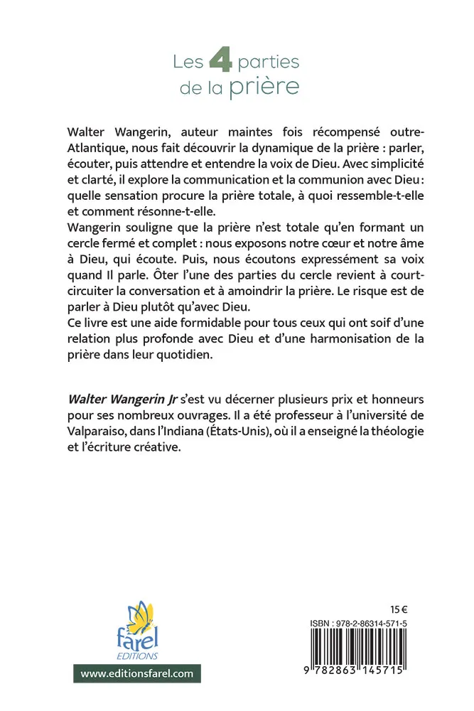 4 parties de la prière (Les) - Ne passez pas à coté de l’une d’entre elles !