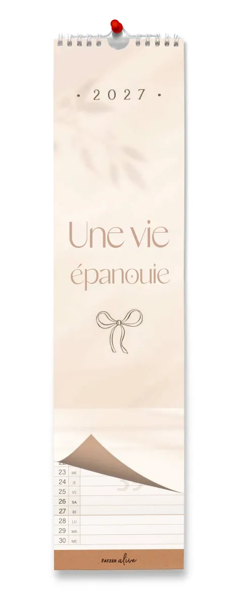 Une vie épanouie - Calendrier avec cartes postales