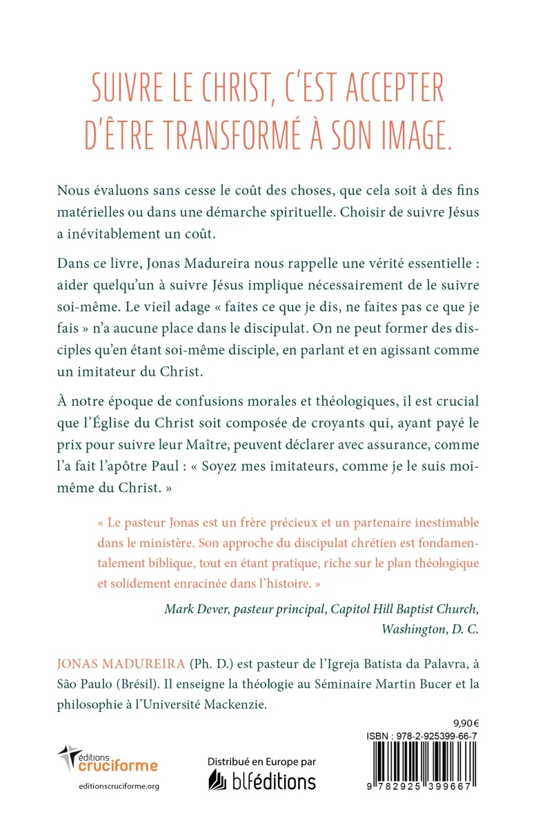 Coût du discipulat (Le) - La doctrine de l'imitation de Dieu