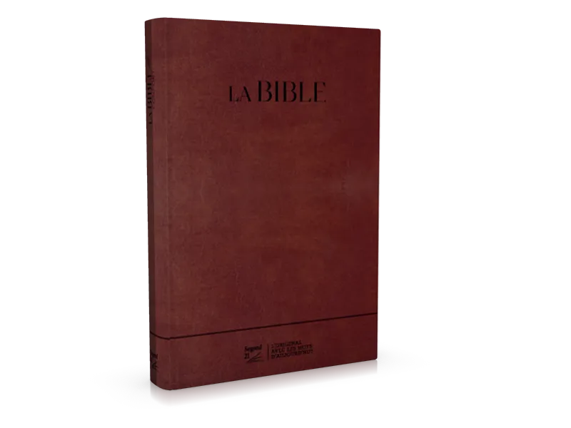 Bible S21 Confort, Souple en fibrocuir, brun