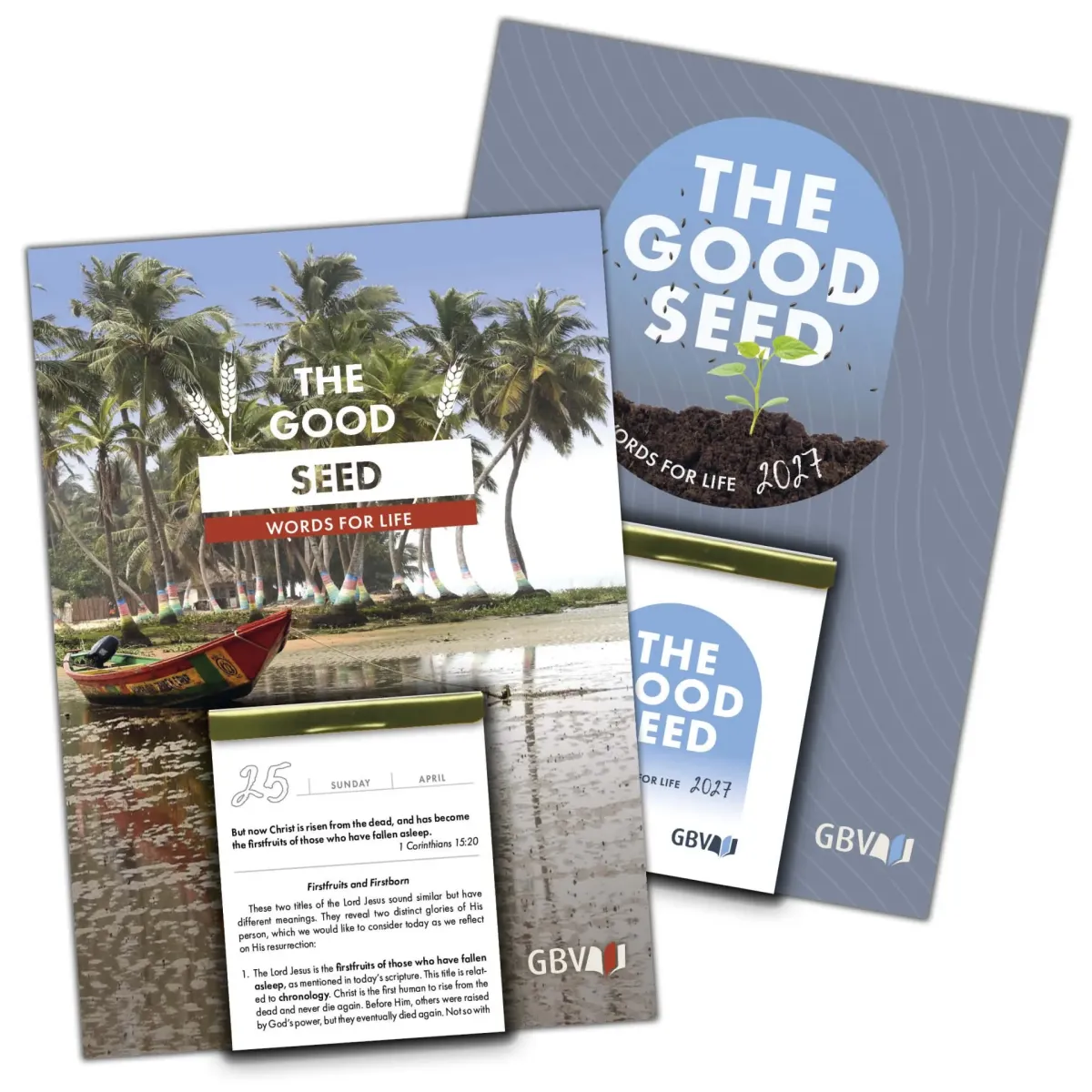 Anglais, Calendrier La Bonne Semence à effeuiller - calendrier éphéméride The Good Seed